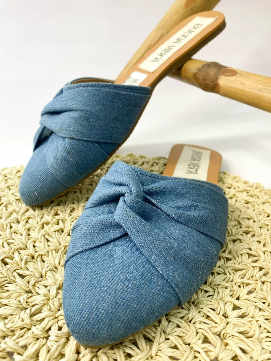 Baletas Denim