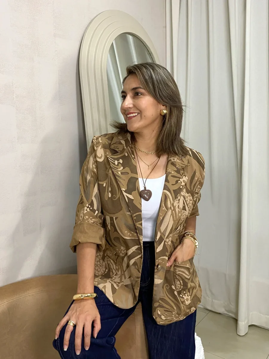 Chaqueta estampada