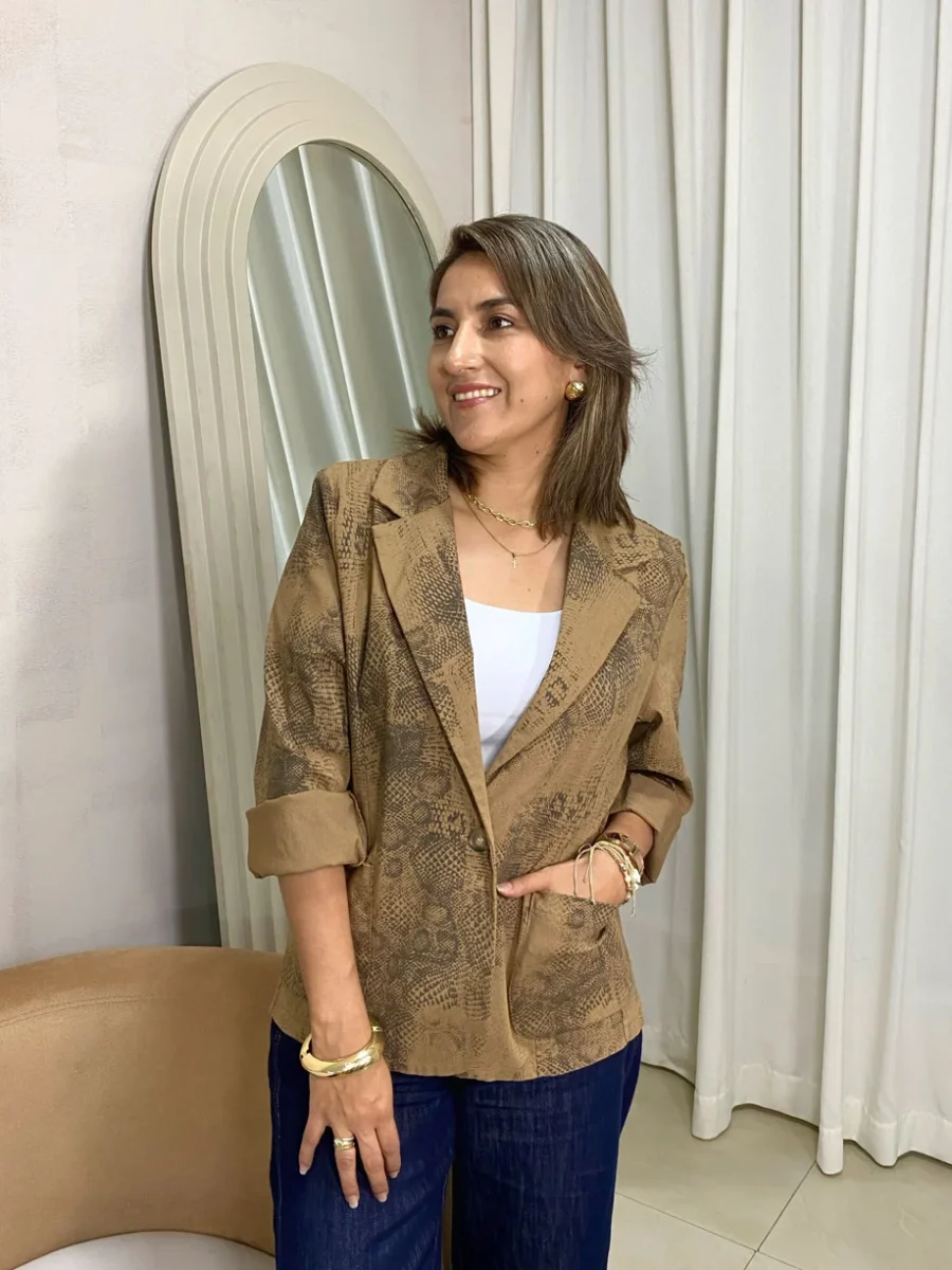 Chaqueta Snakeprint