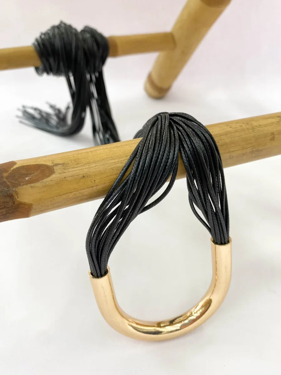 Cinturón de Amarrar Hebilla Dorada