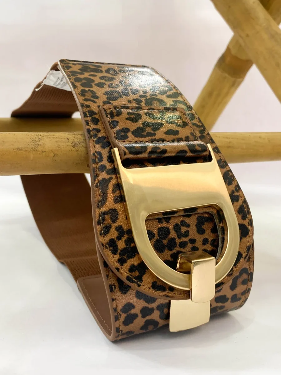 Cinturón Ancho Animalprint