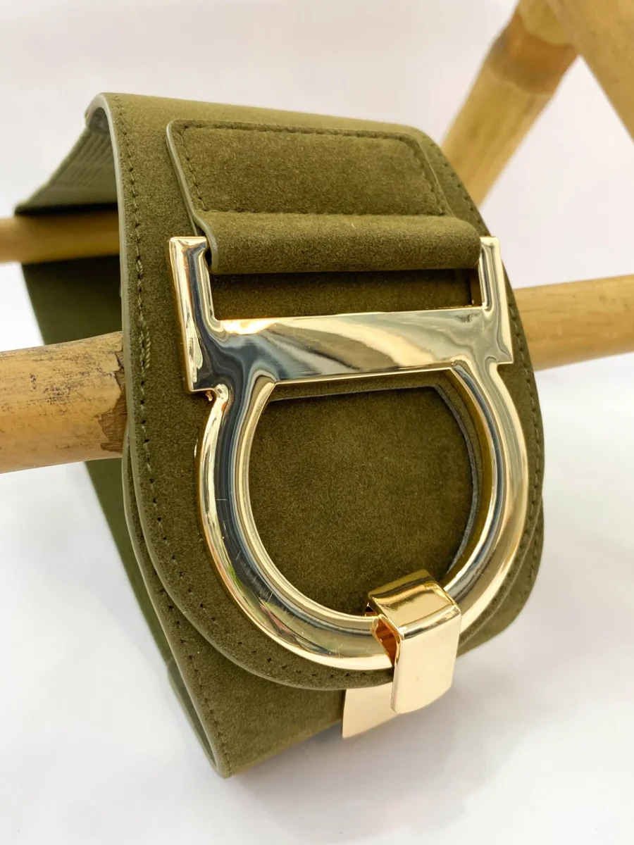 Cinturón Ancho Gamuza