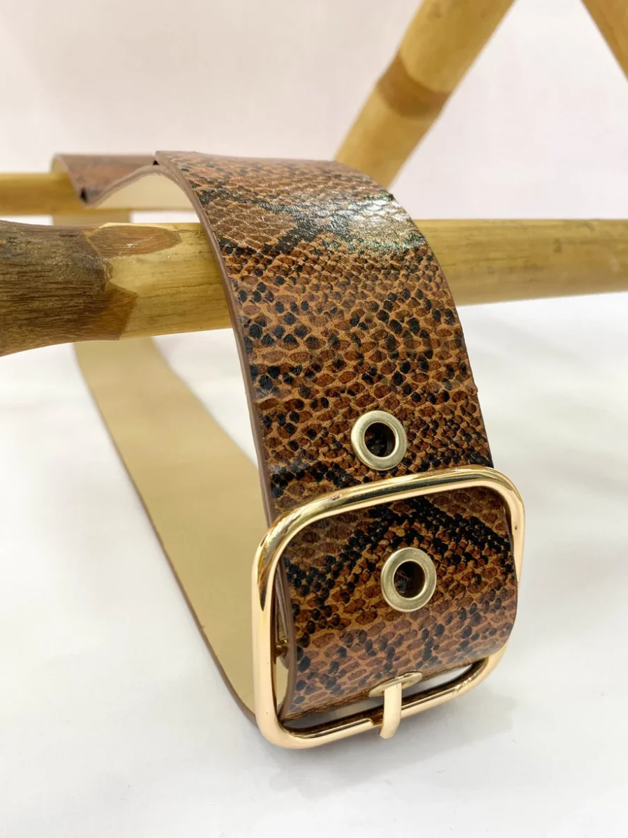 Cinturón Ancho Printserpiente