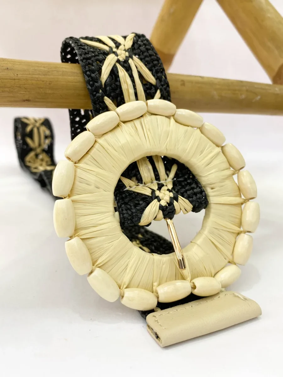 Cinturón Tejido Bicolor