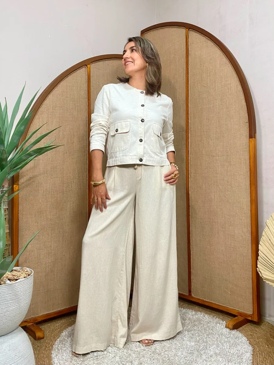 Conjunto Chaqueta y Pantalón lino