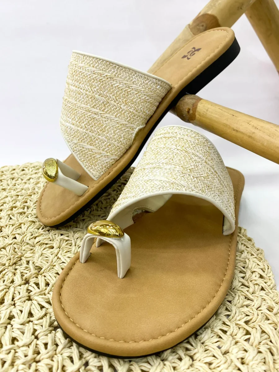 Sandalias Destellos Dorados