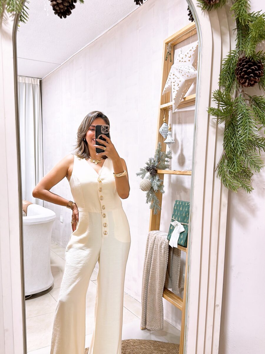 Enterizo manga sisa con botones frontales