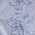 Celeste a rayas flor relieve