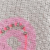 Arena corazón rosado