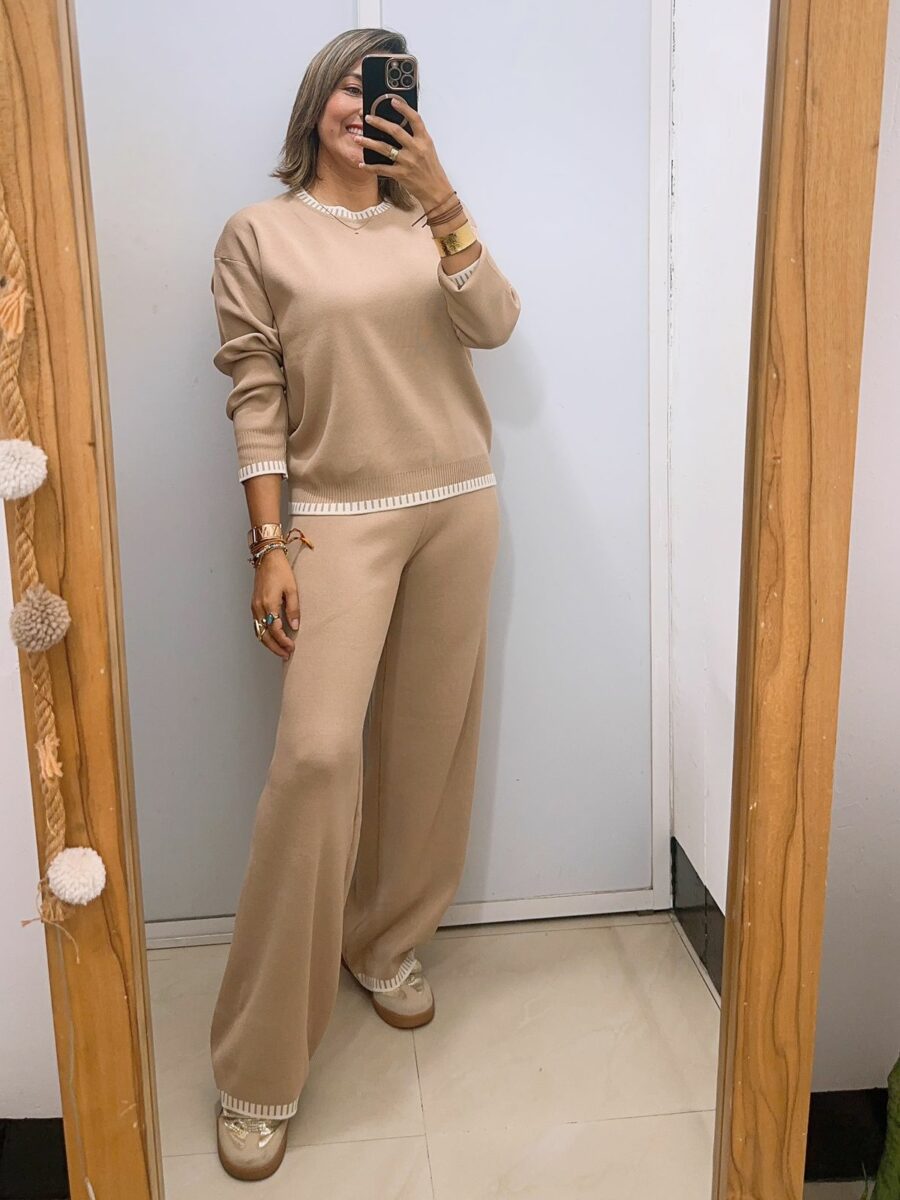 Conjunto viajero 2 piezas en tejido de punto PM9368